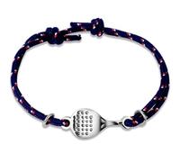Ernestine - Pulsera ajustable de acero inoxidable - Idea de regalo para hombre mujer - Pulsera deportiva raqueta - Regalo para hombre, Navidad, cumpleaños, día del padre, joya deportiva, Taille unique