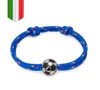 Ernestine - Pulsera de fútbol ajustable de acero inoxidable - Idea de regalo de fútbol - Pulsera deportiva - Regalo para hombre, Navidad, cumpleaños, día del padre, accesorio equipo de Francia, Acero