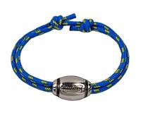 Ernestine - Pulsera de rugby - Talla ajustable, regalo del día del padre papi - jugadores de rugby, con abalorio de balón de rugby - Pulsera de rugby XV de Francia para hombre - Regalos para hombre