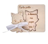 ERNESTINE - tarjeta de anuncio - tata - padre (zorro)