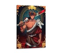ERNGDFCV Hades - Póster de videojuegos, Dios del Inframundo, pintura decorativa, lienzo, póster de pared e imagen artística moderna para decoración de dormitorio familiar, 60 x 90 cm