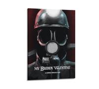 ERNGDFCV Póster de película de San Valentín sangriento, póster decorativo de lienzo para pared e impresión artística moderna para decoración de dormitorio familiar, 20 x 30 cm
