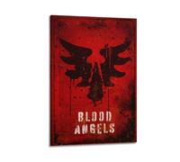 ERNGDFCV Póster decorativo con diseño de ángeles de sangre, lienzo para pared e imagen artística moderna para decoración de dormitorio familiar, 60 x 90 cm