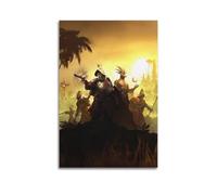 ERNGDFCV Póster decorativo de Game Age of Wonders, 3 pósteres de pared e impresión artística moderna para decoración de dormitorio familiar, 40 x 60 cm