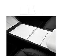 ernica Envoltura de consola central blanco carbono para Tesla Refresh Model 3 2024-2026 y Model Y Juniper 2025-2026, cubierta de consola para accesorios de decoración interior Tesla