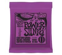 Ernie Ball 2220 Power Slinky - Juego de cuerdas para guitarra eléctrica (calibre .011-.048, 2 unidades)