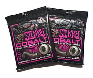 Ernie Ball 2720 Power Elegante Cobalto Cuerdas Guitarra Eléctrica 11-48 2 Paquete