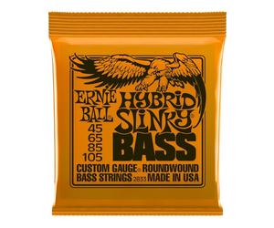 Ernie Ball 2833 Hybrid Slinky Nickel Bass Guitar Strings 45-105