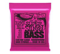 Ernie Ball Set De 4 Pz Cuerdas De Bajo De Acero Para Guitarra