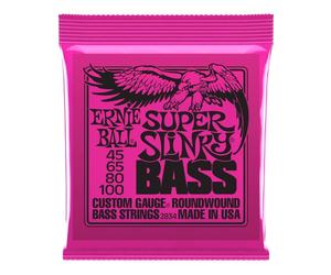 Ernie Ball 2834 Super Slinky Nickel Bass Guitar Strings 45-100