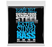Ernie Ball Extra Slinky - Cuerdas para bajo eléctrico, acero inoxidable, calibre 40-95