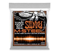 Ernie Ball Hybrid Slinky M-Steel - Cuerdas para guitarra eléctrica, calibre 9-46