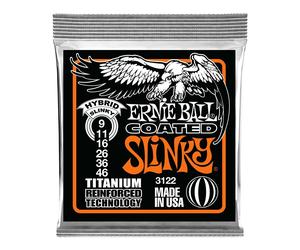 Ernie Ball 3122 Hybrid Slinky Coated Titanium Set 9-46
