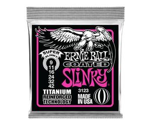 Ernie Ball 3123 Super Slinky Coated Titanium Set 9-42