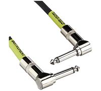 Ernie Ball - Cable de conexión para pedales, acodado/acodado, 0,3 m, 3 unidades, color negro