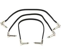 Ernie Ball - Cable de conexión plano para pedales, 0,3 m, 3 unidades