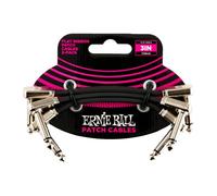 Ernie Ball - Cable de conexión plano para pedales, 7,6 cm, 3 unidades