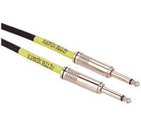 Ernie Ball - Cable para instrumentos, recto/acodado, 3.05 m, color negro