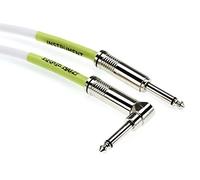 Ernie Ball - Cable para instrumentos, recto/acodado, 6,1 m, color blanco