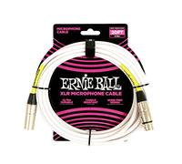 Ernie Ball - Cable para micrófono XLR clásico macho/hembra 6 m. Blanco