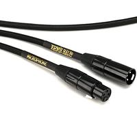 Ernie Ball - Cable para micrófono XLR trenzado macho/hembra 6 m. Negro
