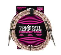 Ernie Ball Cable de Guitarra Trenzado, Recto/Recto, 3 m Emerald Argyle