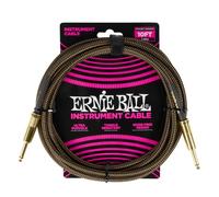 Ernie Ball Braided Instrument Cable Straight/Straight 3 m Recto - Recto Cable de instrumento