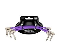 Ernie Ball Cables Flex Patch 15 cm - Púrpura - Paquete de 3