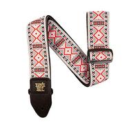 Ernie Ball - Correa para guitarra, jacquard, diseño en rojo y gris (Casino Couture)