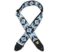 Ernie Ball - Correa para guitarra, jacquard, diseño en azul (Albuquerque Blue)