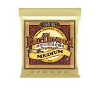 Ernie Ball Cuerdas para guitarra acústica Earthwood Medium, bronce 80/20, calibre 13-56