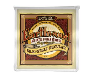 Ernie Ball Earthwood 2043 Silk & Steel Regular Set