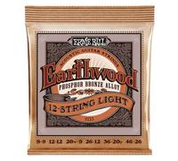 ERNIE BALL - 2153 - EARTHWOOD PHOSPHOR LIGHT 9-46 - Acoustic Guitar Strings - Set of 12