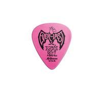 Ernie Ball Everlast - Púas para guitarra, 0,60 mm, 12 unidades, color rosa
