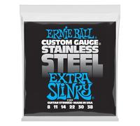 Ernie Ball Extra Slinky - Cuerdas para guitarra eléctrica, entorchado de acero inoxidable, calibre 8-38