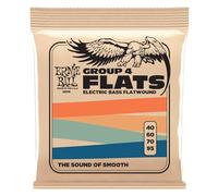 Ernie Ball Flatwound - Cuerdas para bajo eléctrico, grupo IV, calibre 40-95