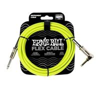 Ernie Ball Flex Cable para instrumentos, recto/acodado, 3m - Verde