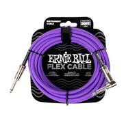 Ernie Ball Flex Cable para instrumentos, recto/acodado, 6.1m - Morado