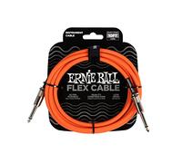 Ernie Ball Flex Cable para instrumentos, recto/recto, 3m - Anaranjado