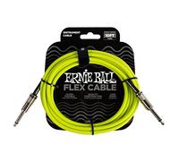 Ernie Ball Flex Cable para instrumentos, recto/recto, 3m - Verde