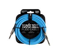 Ernie Ball Flex Cable para instrumentos, recto/recto, 6.1m - Azul
