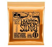 Ernie Ball Cuerdas para guitarra eléctrica Hybrid Slinky, entorchado de níquel, 3 paquetes 9-46