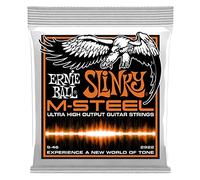 Ernie Ball Hybrid Slinky M-Steel - Cuerdas para guitarra eléctrica, calibre 9-46