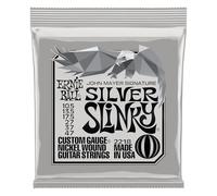 Ernie Ball John Mayer Silver Slinky - Cuerdas para guitarra eléctrica, calibre 10,5-47