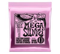 Ernie Ball Mega Slinky - Cuerdas para guitarra eléctrica, entorchado de níquel, 1 paquete, calibre 10.5-48
