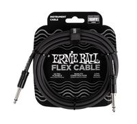 Ernie Ball Flex Cable para instrumentos, recto/recto, 3m - negro