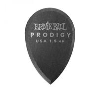 Ernie Ball Púas para guitarra Prodigy – 1,5 mm (lágrima), 6 unidades, negro
