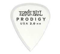 Ernie Ball Púas para guitarra Prodigy, 2 mm forma puntiaguda, 6 unidades color blanco