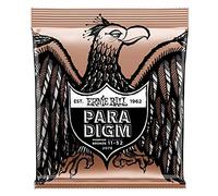 Ernie Ball Paradigm Light - Cuerdas para guitarra acústica, bronce fosforado, calibre 11-52