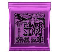 Ernie Ball Power Slinky - Cuerdas para guitarra eléctrica, entorchado de níquel, 1 paquete, calibre 11-48